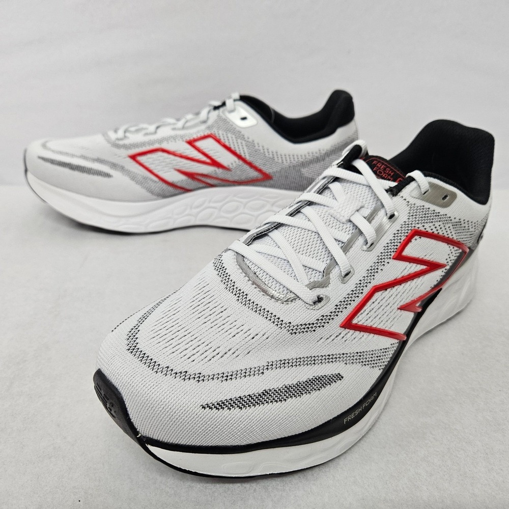 New Balance Fresh Foam 680 V8 Running Shoe M680RW8 White Mens Sz 10.5 XWide - Picture 3 of 10